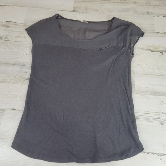 Gray Fossil short sleeve top size small - Picture 1 of 6